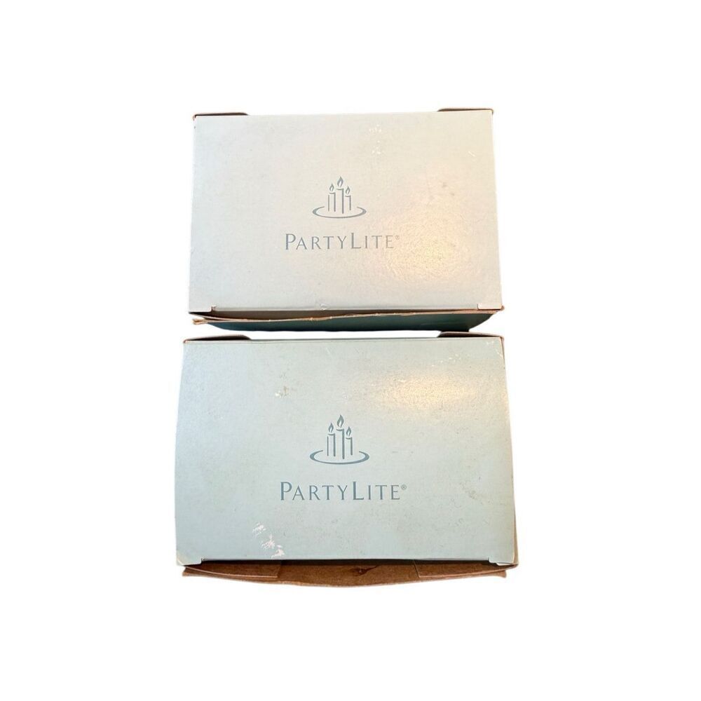 PartyLite Orange Yellow Mojito; Guava & Papaya Votive Candles 2 Boxes 6 Candles